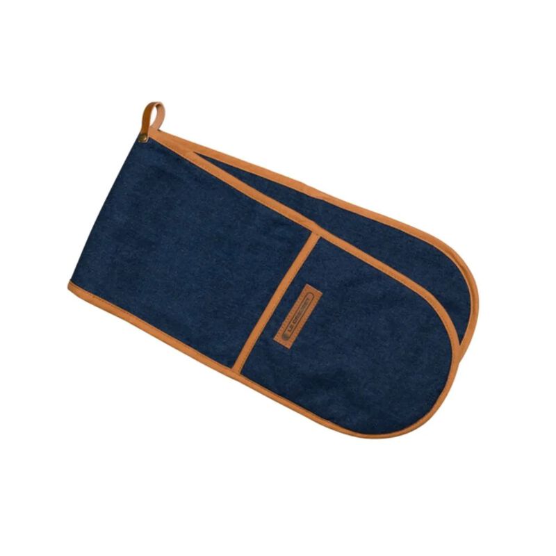 Le Creuset Double Oven Glove - Denim image number 0
